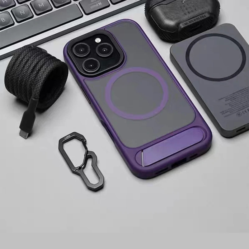 Invisible Folding Stand for Magsafe Magnetic Case For iPhone