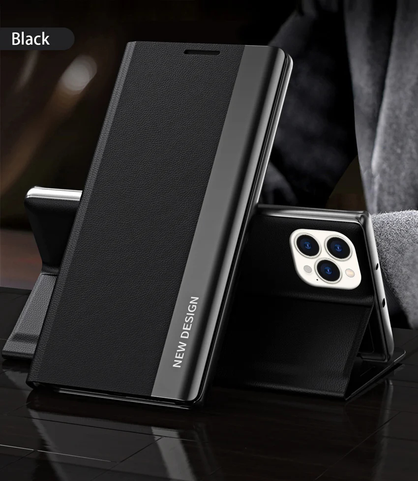 Flip style side display phone case for Samsung