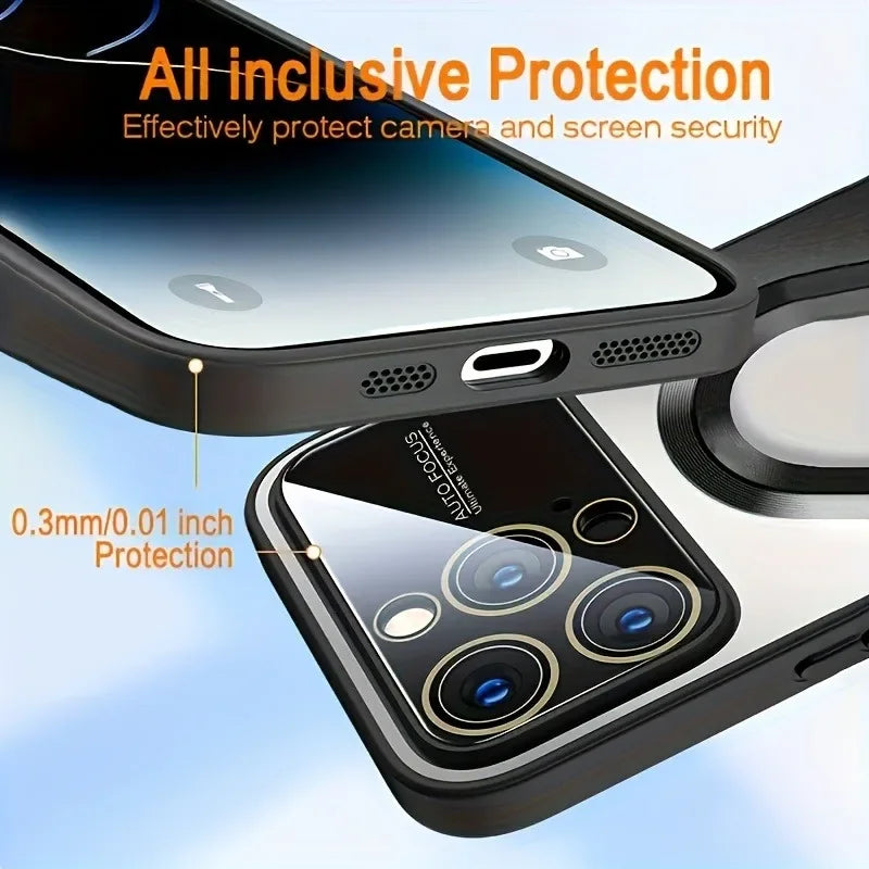 Fashion Large Window Matte Phone Case For iPhone