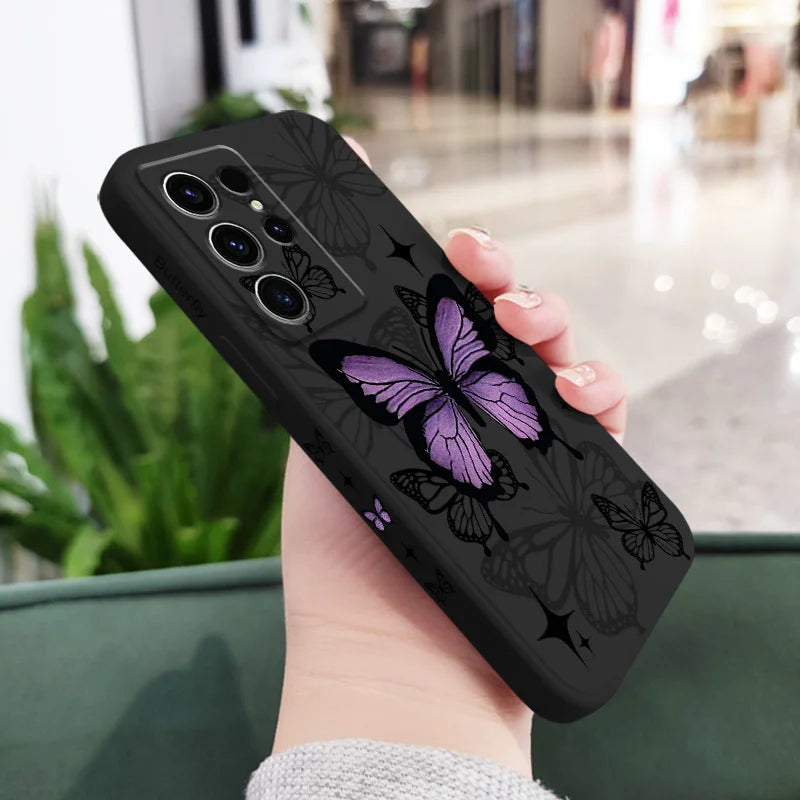 Flying Butterfly Phone Case For Samsung Galaxy