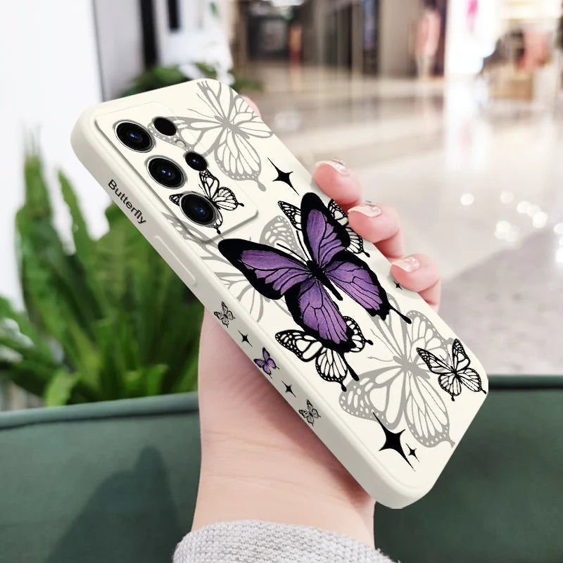 Flying Butterfly Phone Case For Samsung Galaxy
