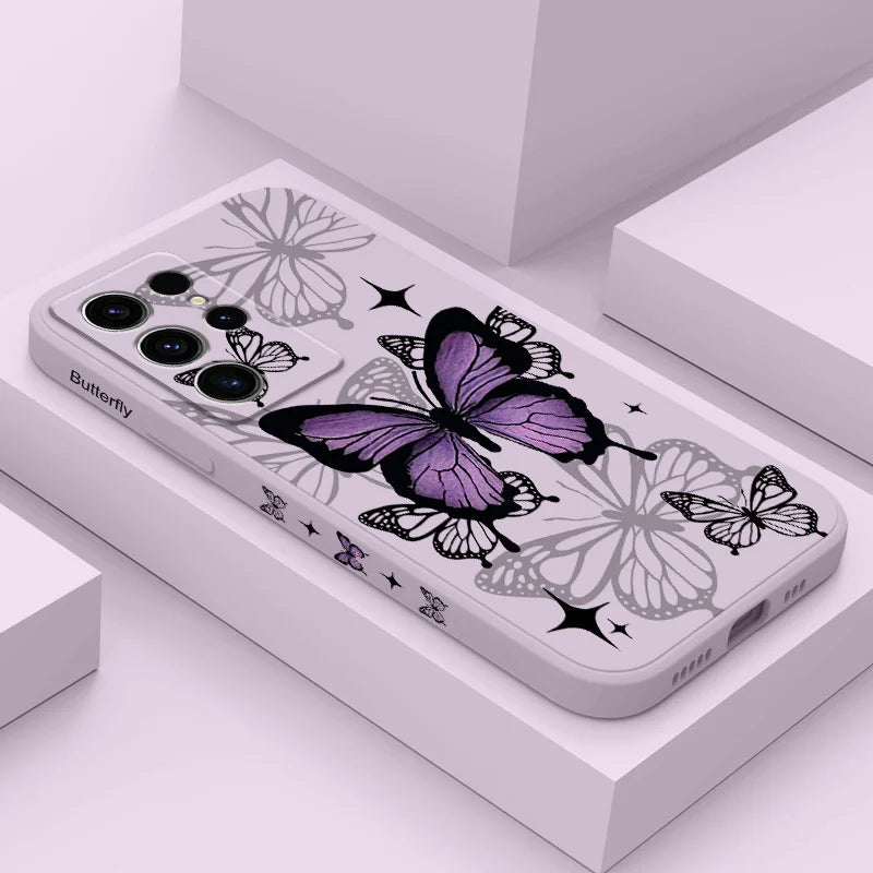 Flying Butterfly Phone Case For Samsung Galaxy