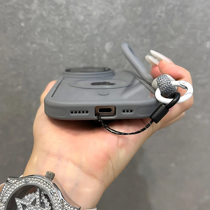 TPU Border Case Cover Wireless Charing Case For iPhone