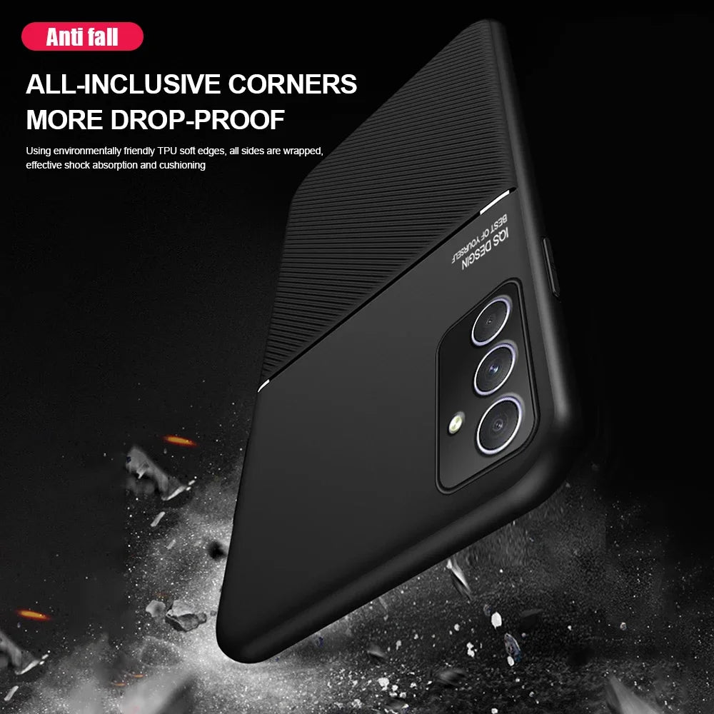 Fashionable business anti slip magnetic bracket phone case suitable for Samsung