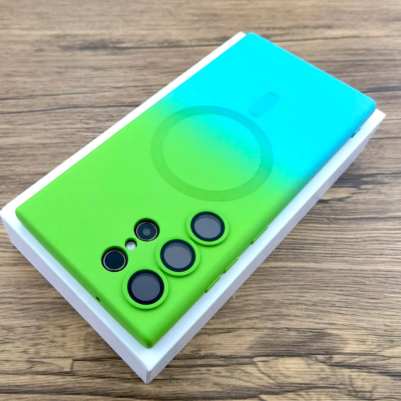 Gradient Silicone Case For Samsung