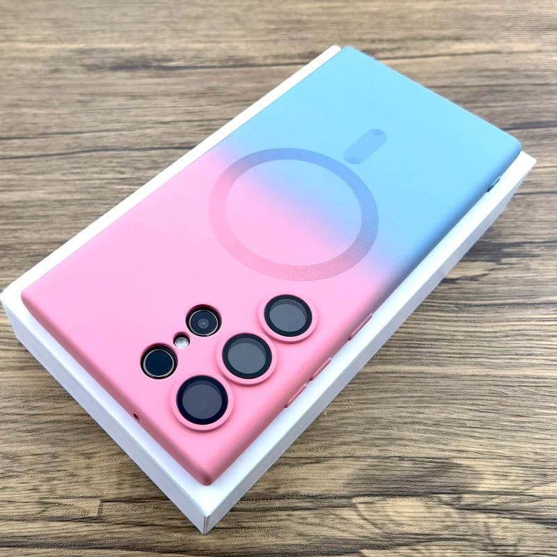 Gradient Silicone Case For Samsung