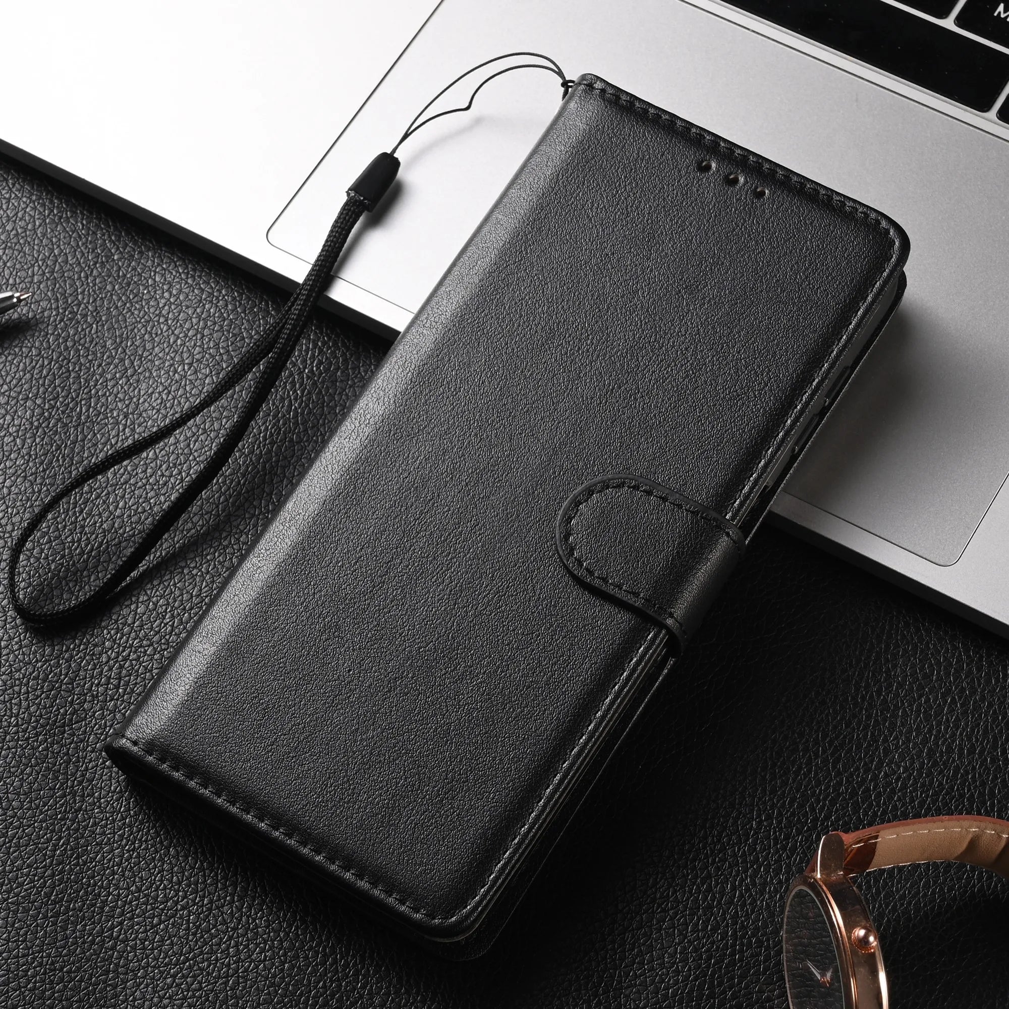 Funda Flip Wallet Leather Case For Samsung