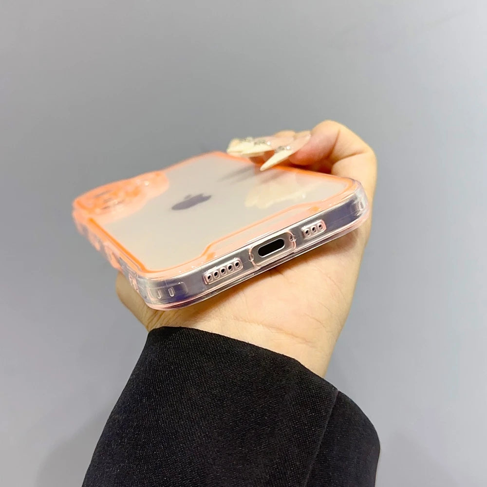 Luminous Neon Fluorescent Transparent Case For iPhone