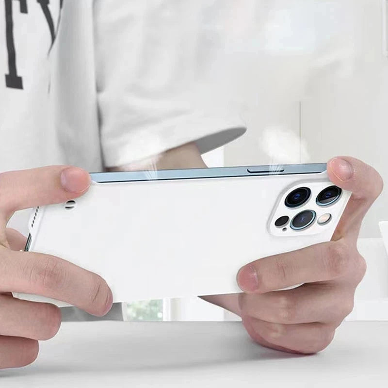 Luxury Borderless Candy Color Hard PC Case For iPhone