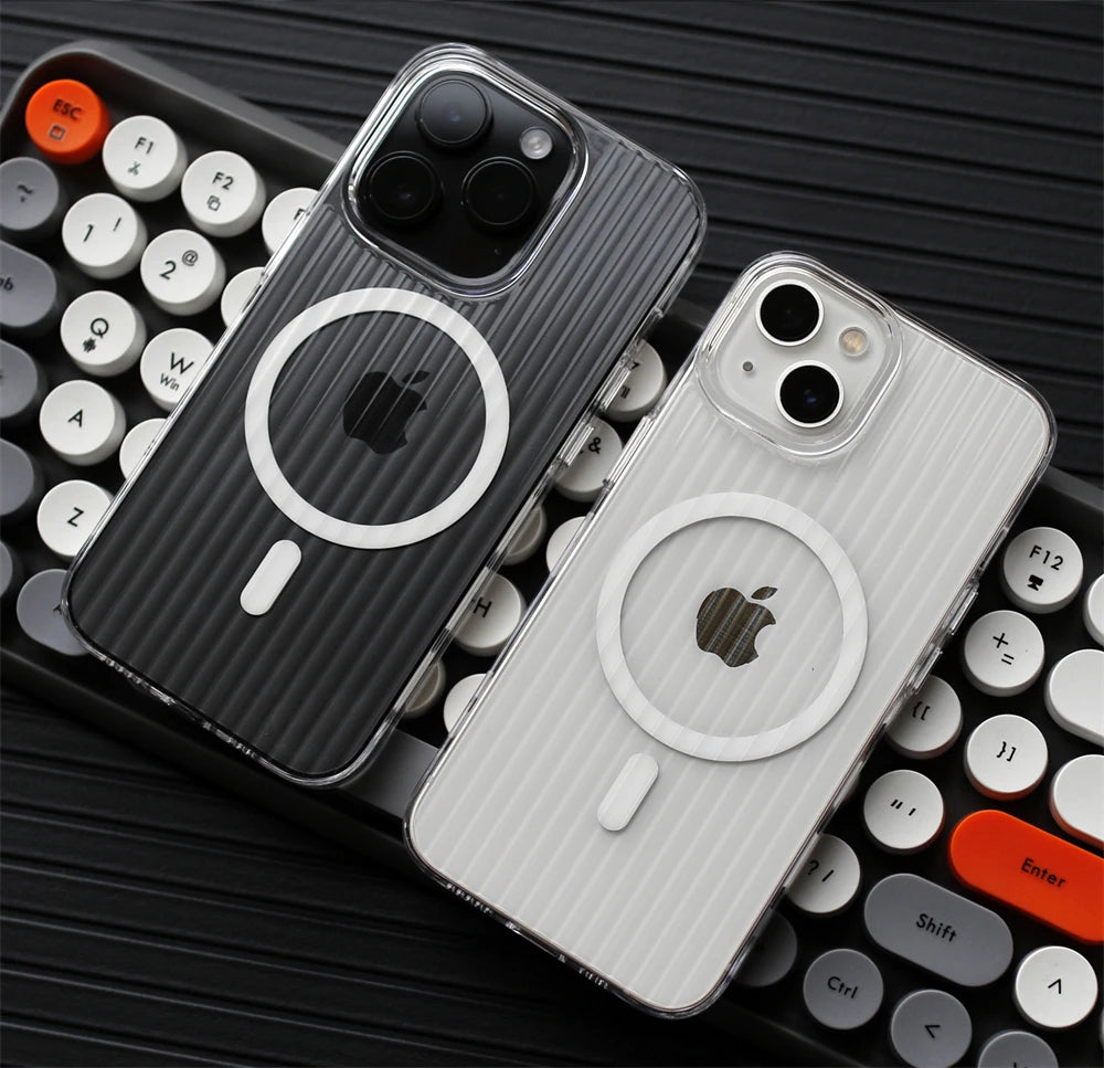 Luxury For Magsafe Magnetic Wireless Charge Matte Case For iPhone