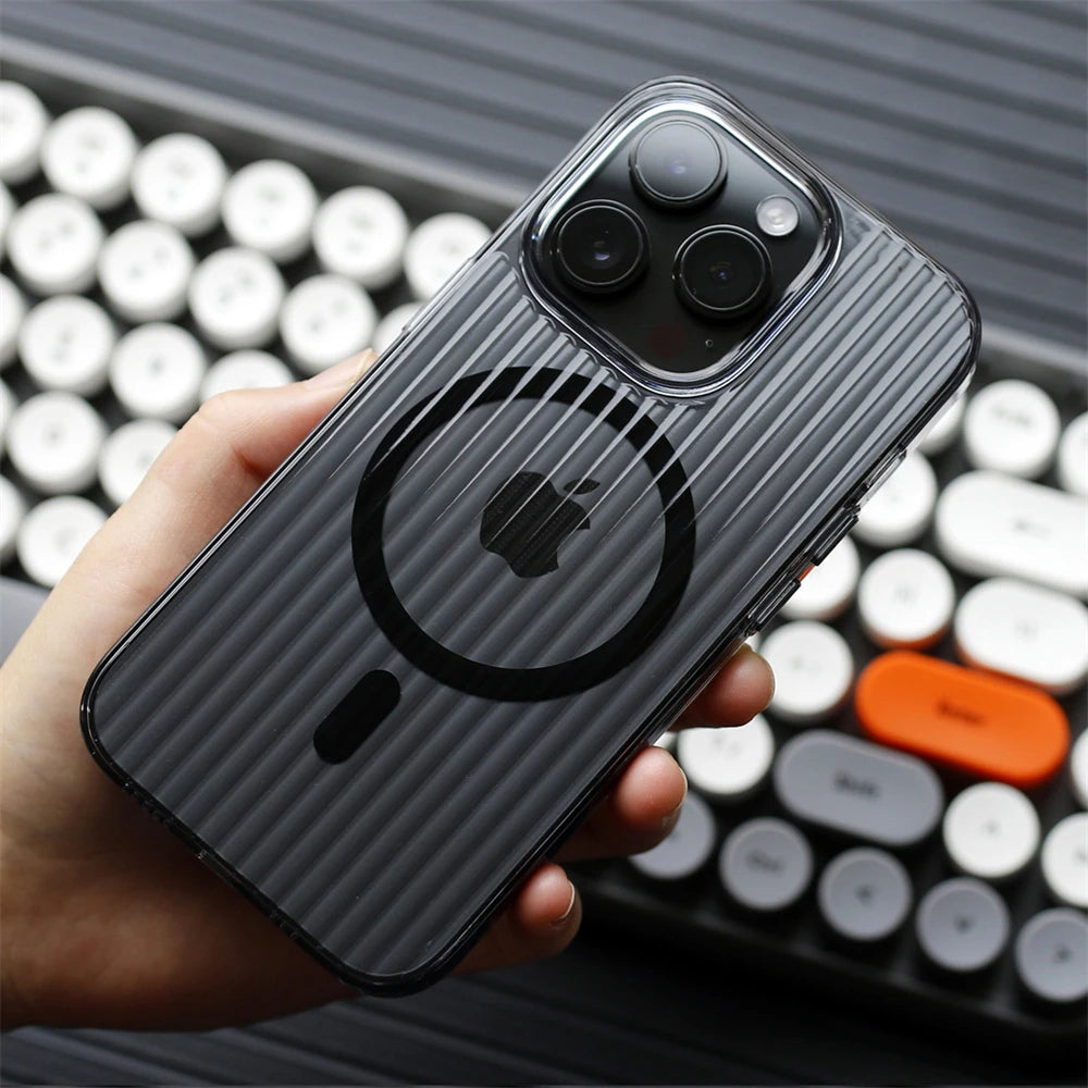 Luxury For Magsafe Magnetic Wireless Charge Matte Case For iPhone