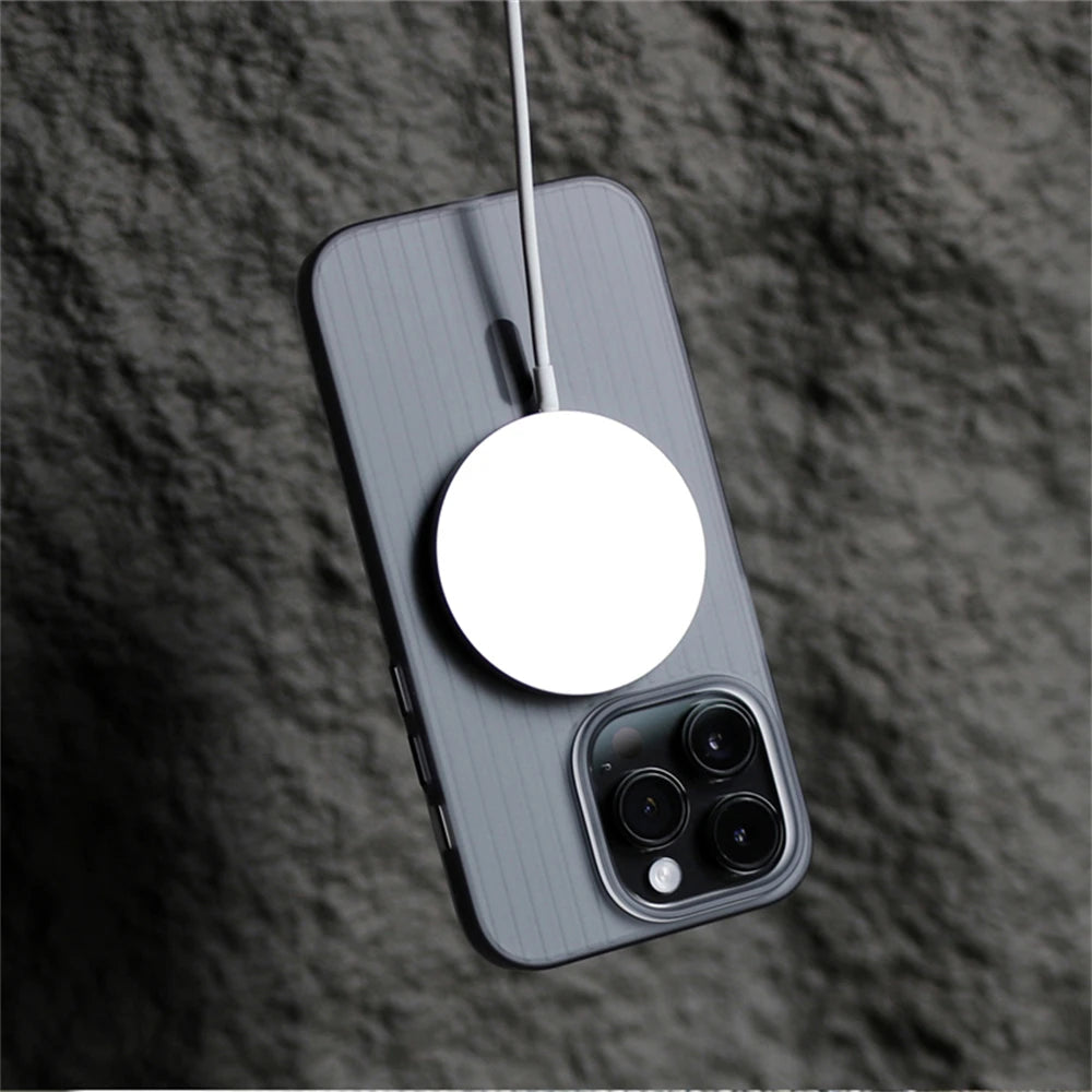Luxury For Magsafe Magnetic Wireless Charge Matte Case For iPhone