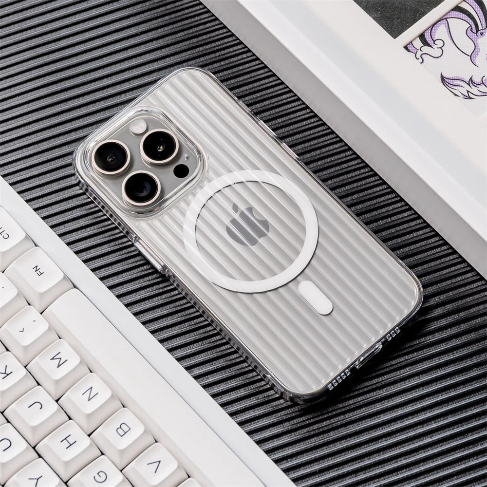 Luxury For Magsafe Magnetic Wireless Charge Matte Case For iPhone