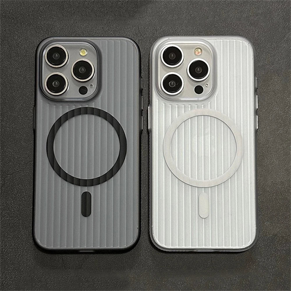 Luxury For Magsafe Magnetic Wireless Charge Matte Case For iPhone