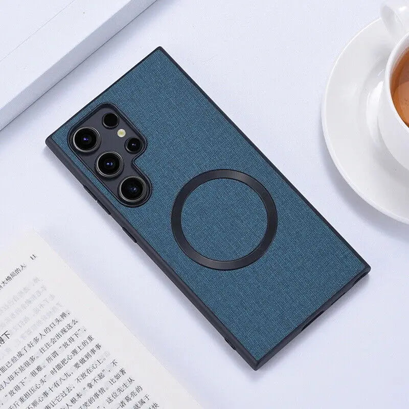 Luxury Matte Cloth Fabric Texture Case For Samsung