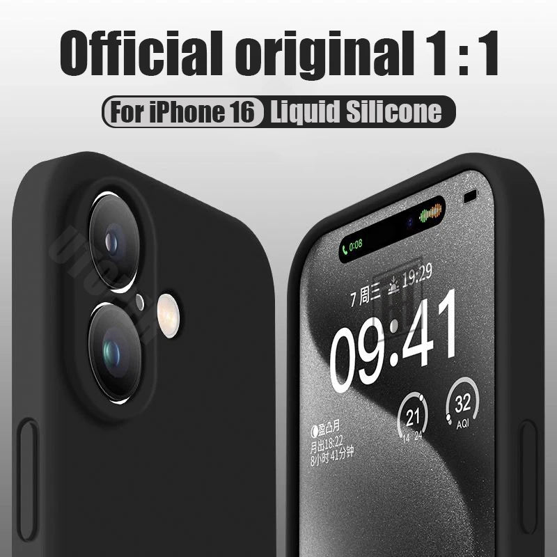 Luxury Ultrathin Dissipate Heat Liquid Silicone Case for iPhone
