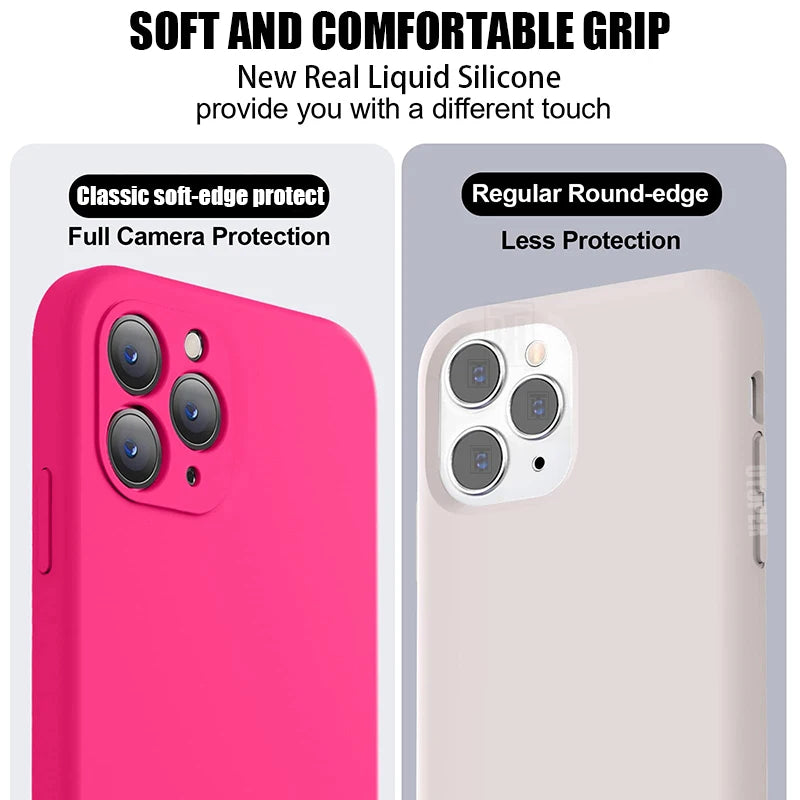 Luxury Ultrathin Dissipate Heat Liquid Silicone Case for iPhone