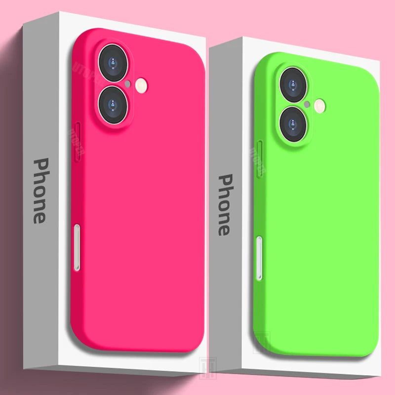 Luxury Ultrathin Dissipate Heat Liquid Silicone Case for iPhone