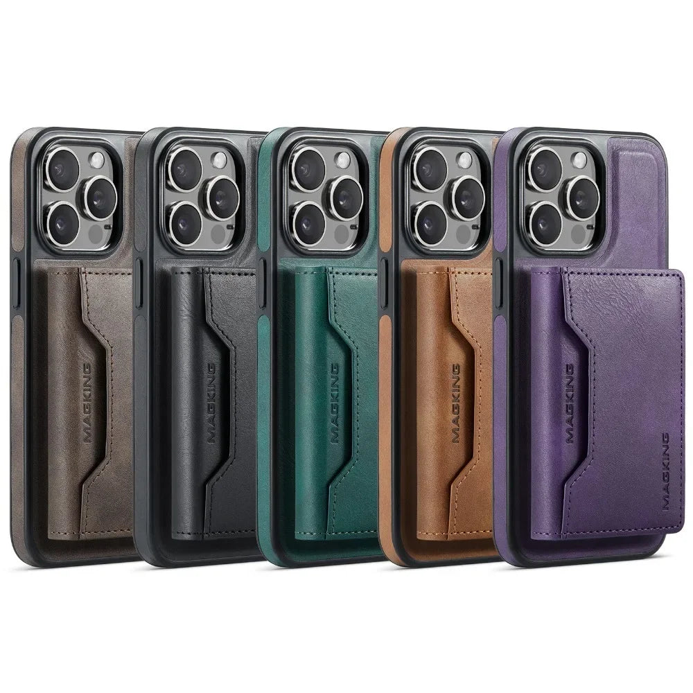 Magnetic Detachable 2-in-1 Wallet with Card Holder Phone Case for IPhone