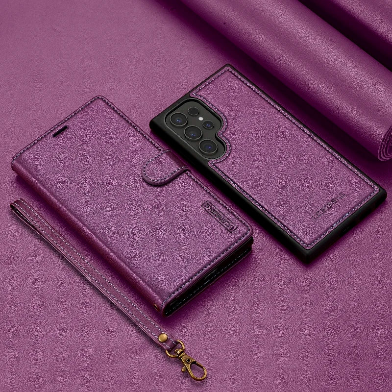 Magnetic Removable 2 In 1 Flip Phone Cover For Samsung