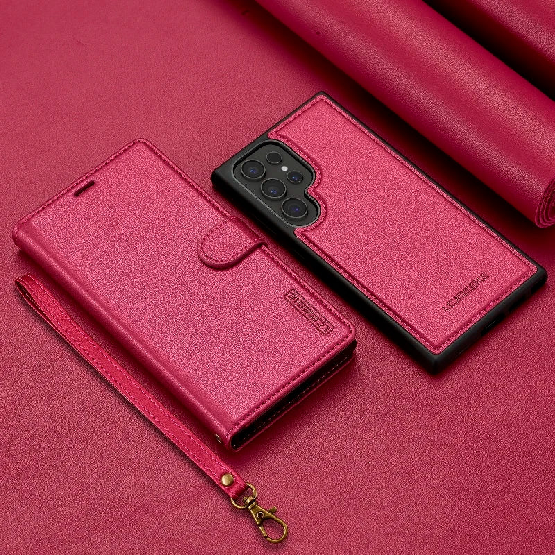 Magnetic Removable 2 In 1 Flip Phone Cover For Samsung