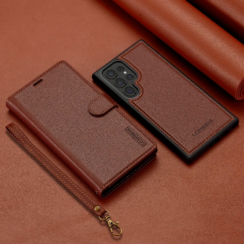 Magnetic Removable 2 In 1 Flip Phone Cover For Samsung