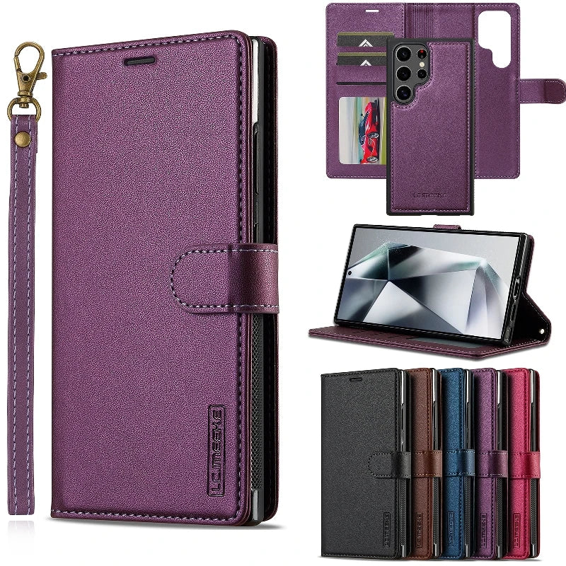 Magnetic Removable 2 In 1 Flip Phone Cover For Samsung