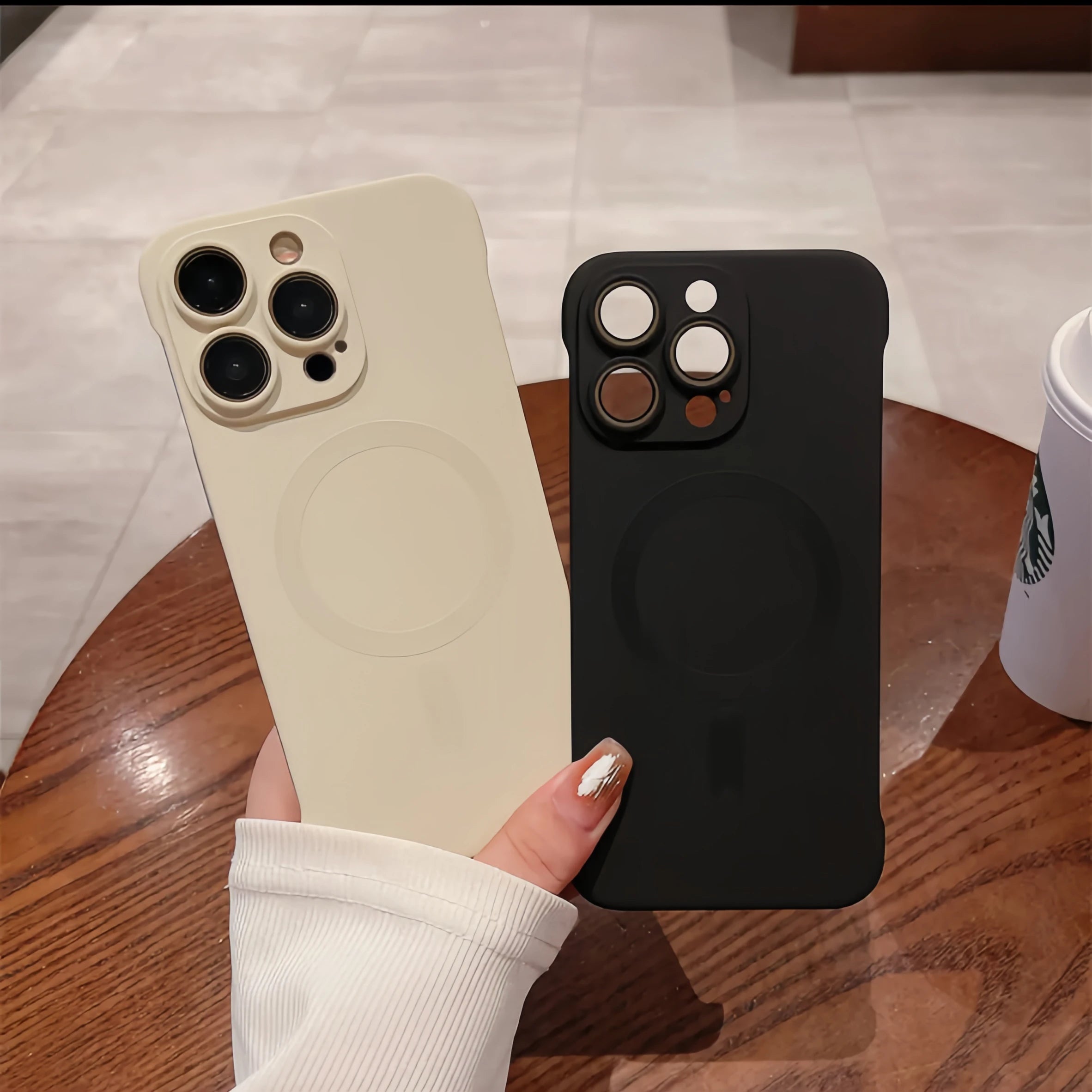 Luxury Ultra-Thin Frameless Matte Hard PC Case For iPhone