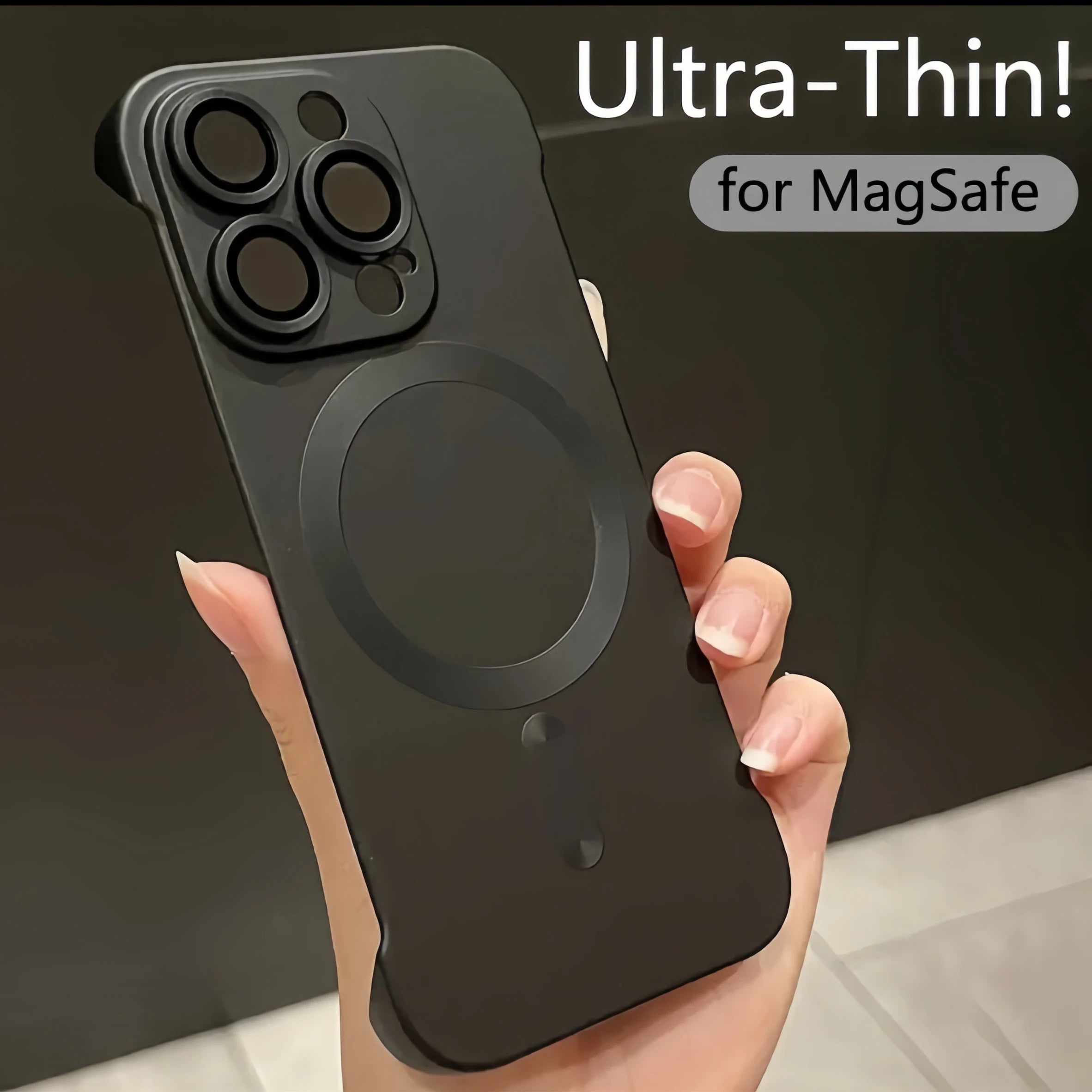 Luxury Ultra-Thin Frameless Matte Hard PC Case For iPhone