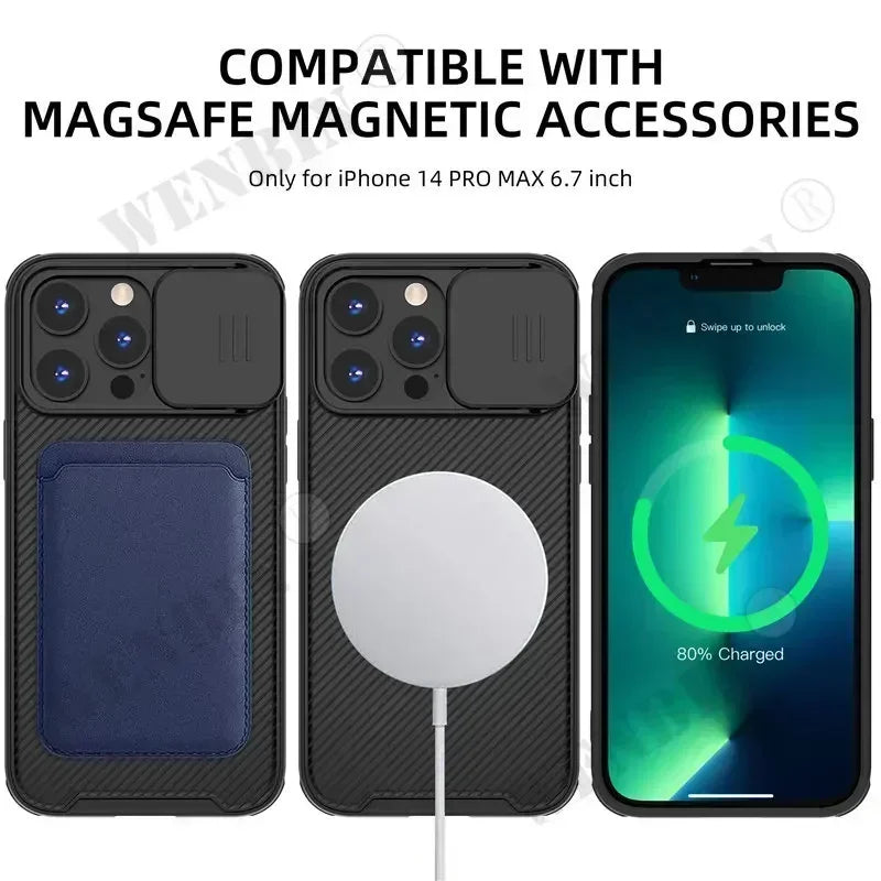 Magsafe Magnetic Wireless Charging Soft Silicone Case For iPhone