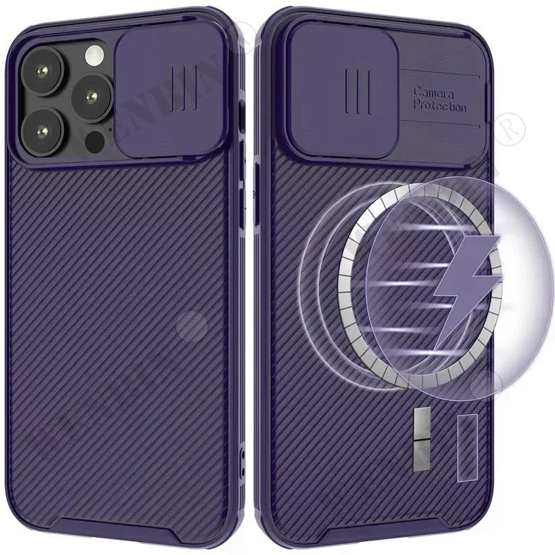 Magsafe Magnetic Wireless Charging Soft Silicone Case For iPhone