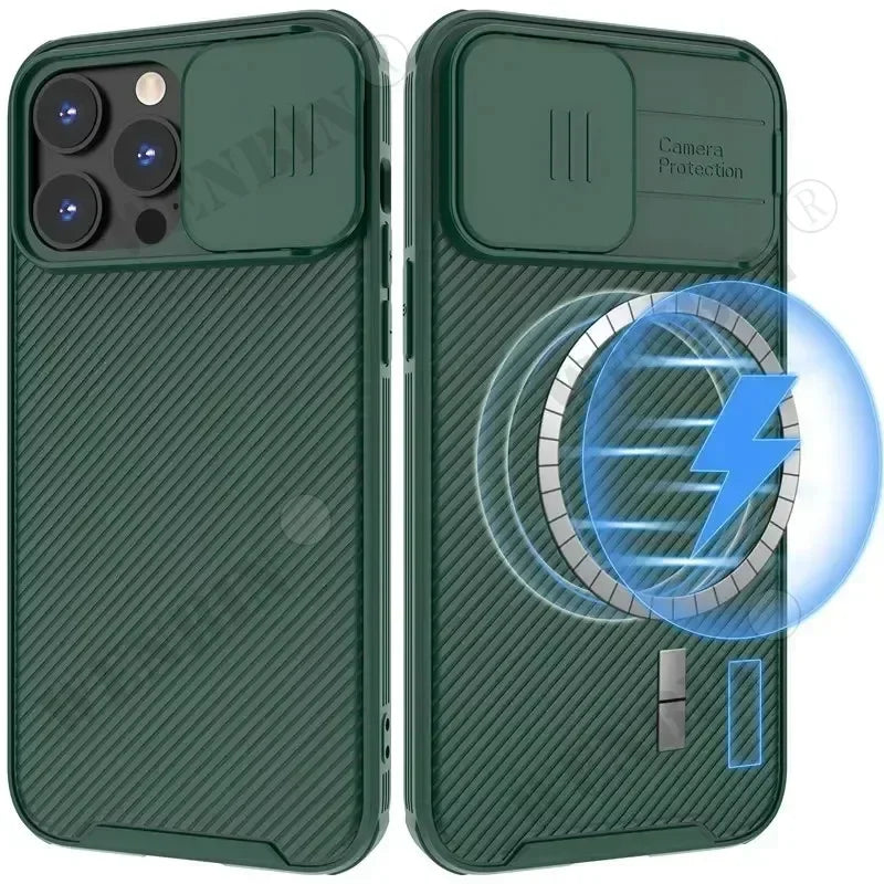 Magsafe Magnetic Wireless Charging Soft Silicone Case For iPhone