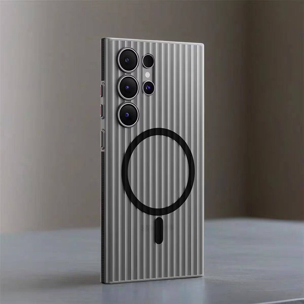 Corrugated Bumper For Magsafe Magnetic Case For Samsung