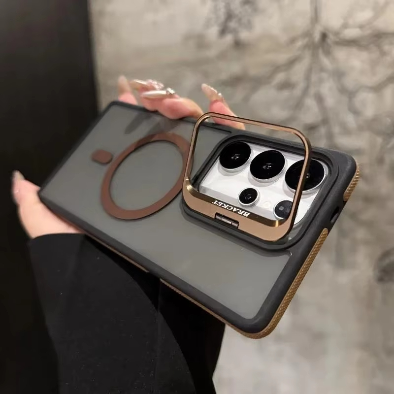 Luxury Clear Magnetic Shockproof Phone Case For Samsung