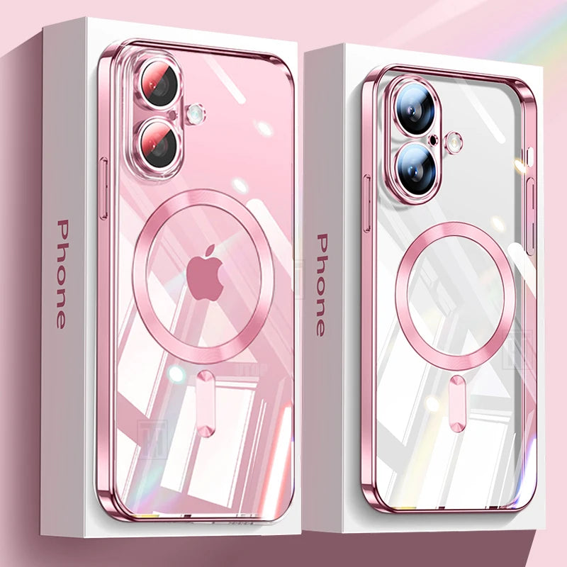 New 16 Series Plating Antiskid TPU Case for iPhone