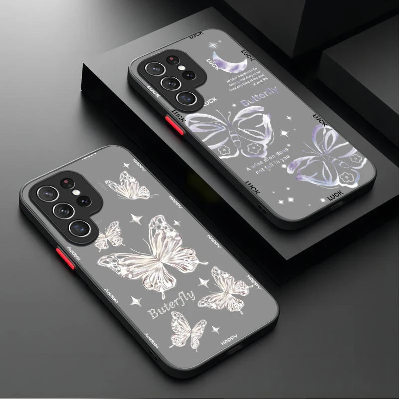 Nice Butterfly Flower Case For Samsung