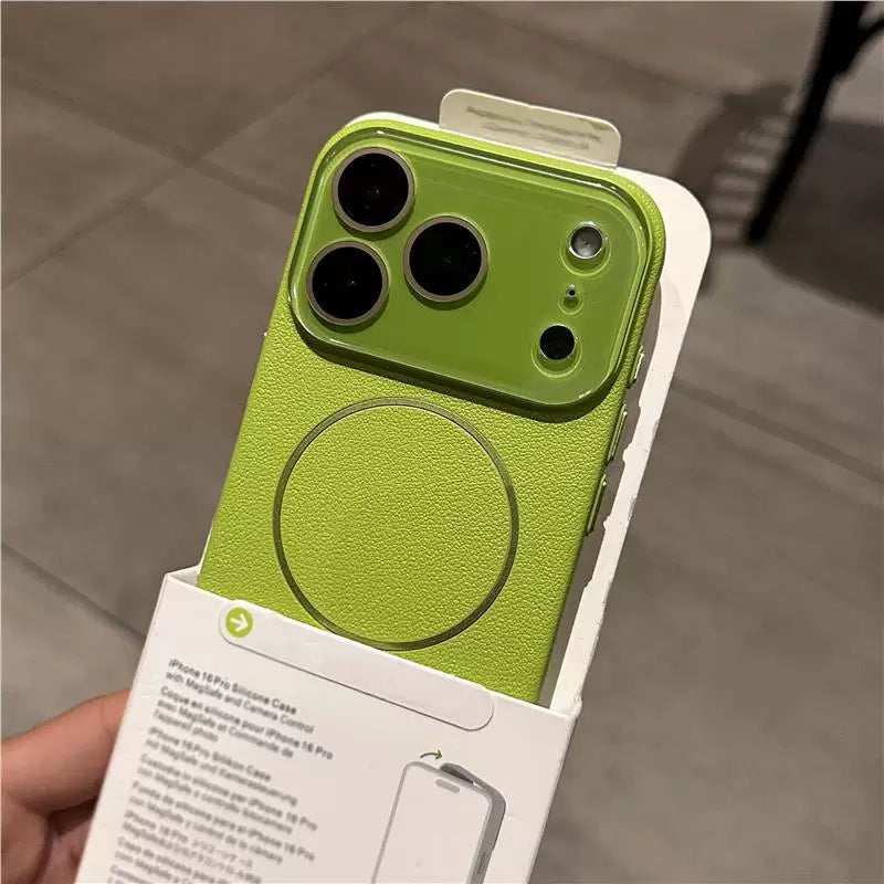 New Premium Magnetic Leather Lychee Texture Phone Case for iPhone