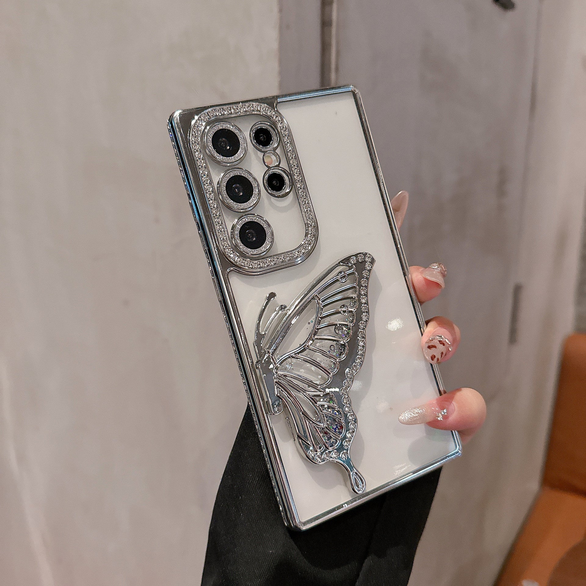 3D Luxury Butterfly Glitter Case for Samsung