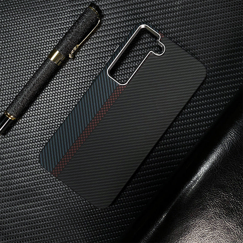 Carbon fiber magnetic phone case  for Samsung
