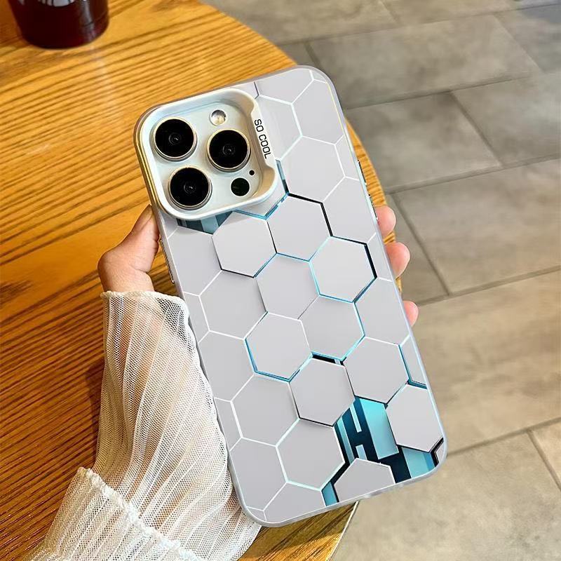 New Cool Honeycomb Pattern Phone Case for iPhone