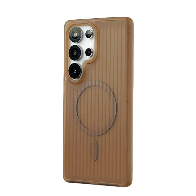 Corrugated frosted phone case suitable for Samsung