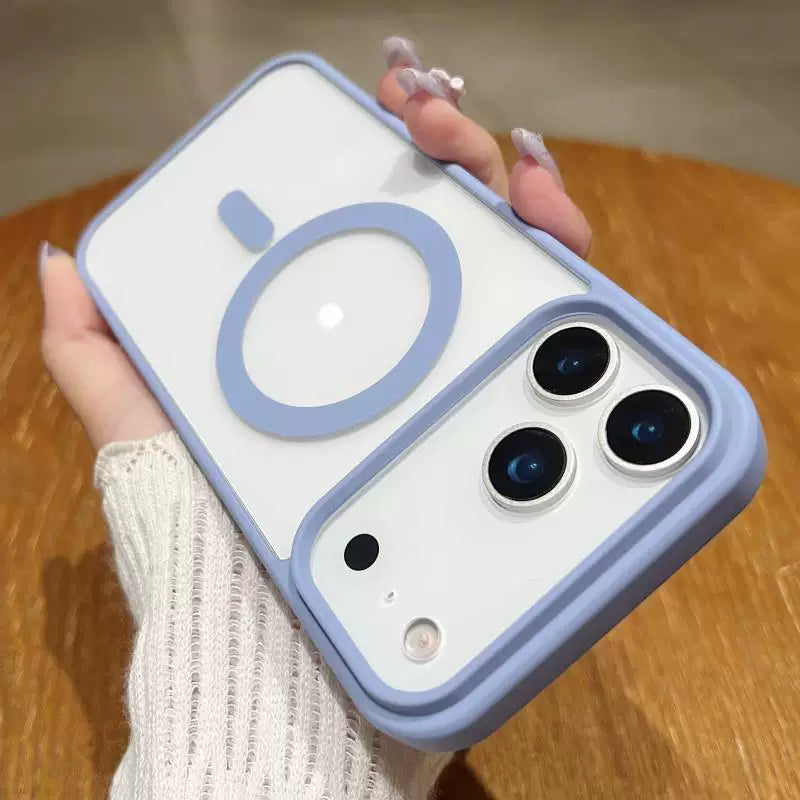 Transparent, Skin-feeling Magnetic Acrylic Phone Case for iPhone
