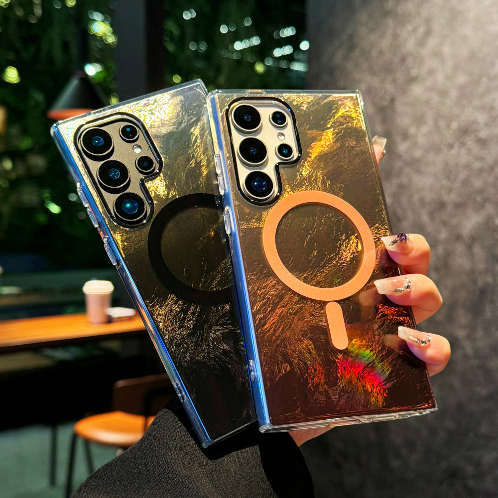 Glacier pattern colorful phone case suitable for Samsung