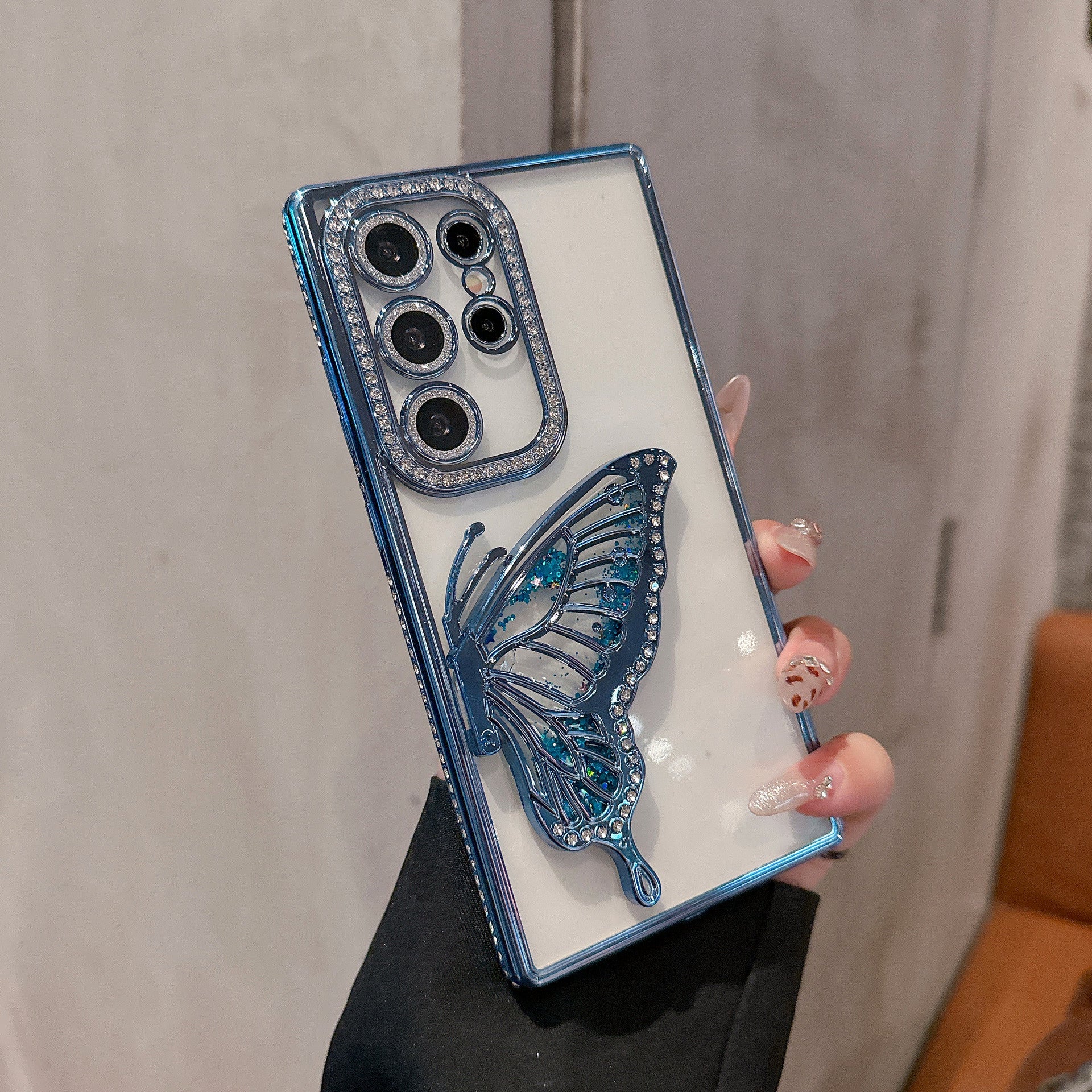 3D Luxury Butterfly Glitter Case for Samsung