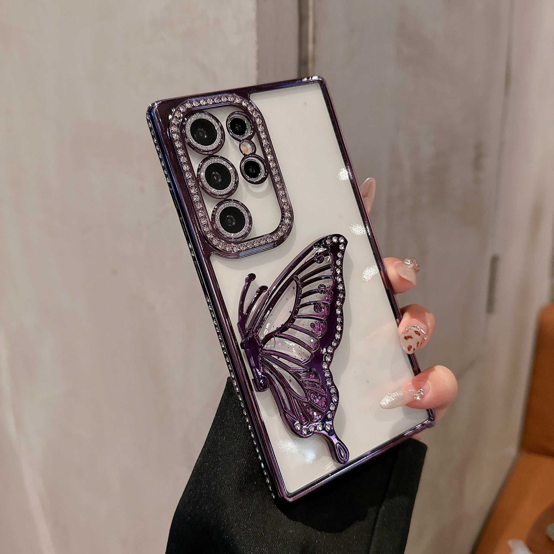 3D Luxury Butterfly Glitter Case for Samsung