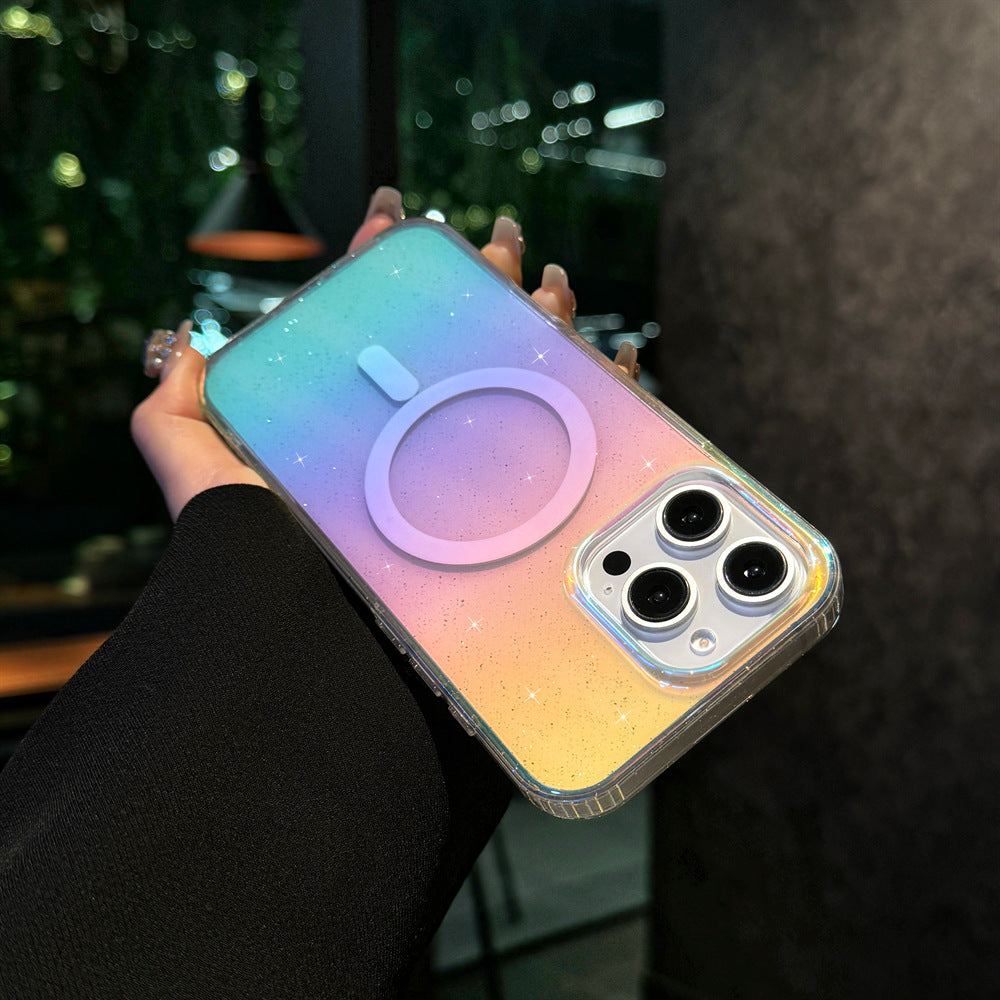 Color plated gradually changing phone case for iPhone