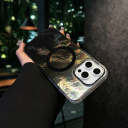 Glacier pattern gradient black