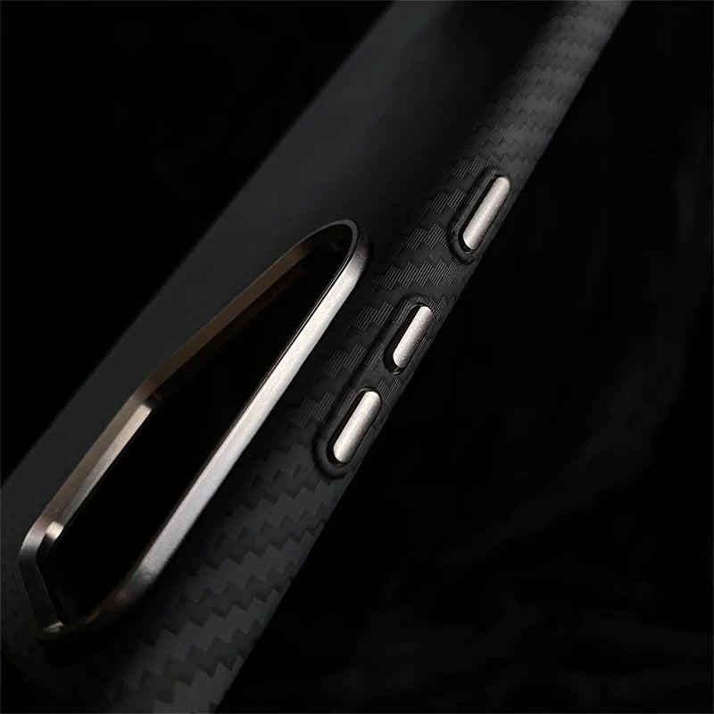 Carbon fiber magnetic phone case  for Samsung