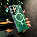 Glacier pattern gradient green