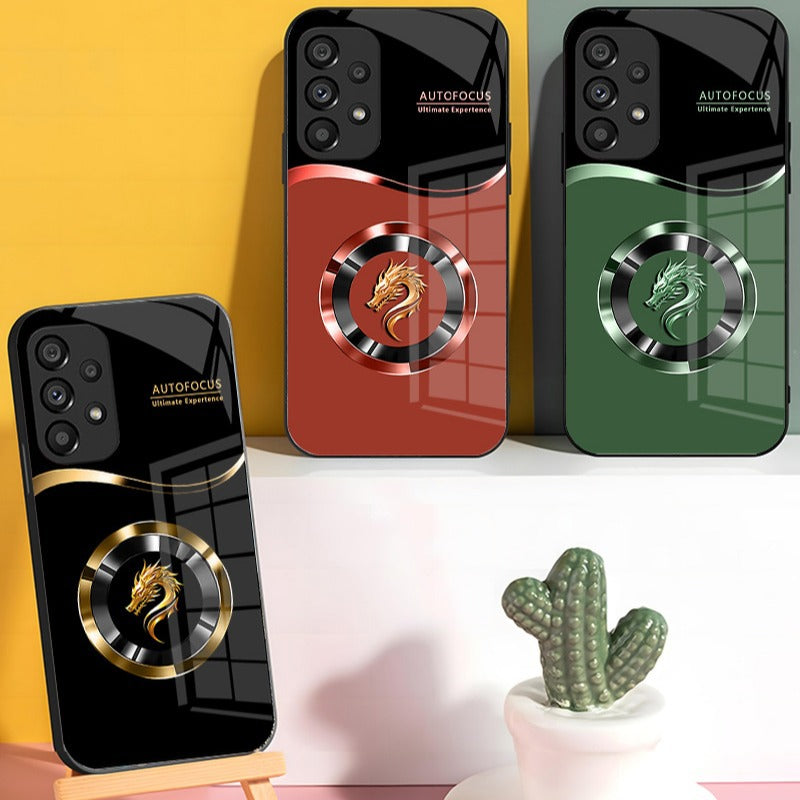 Suitable for Samsung S23 China Wind Dragon liquid all-inclusive anti-fall creative